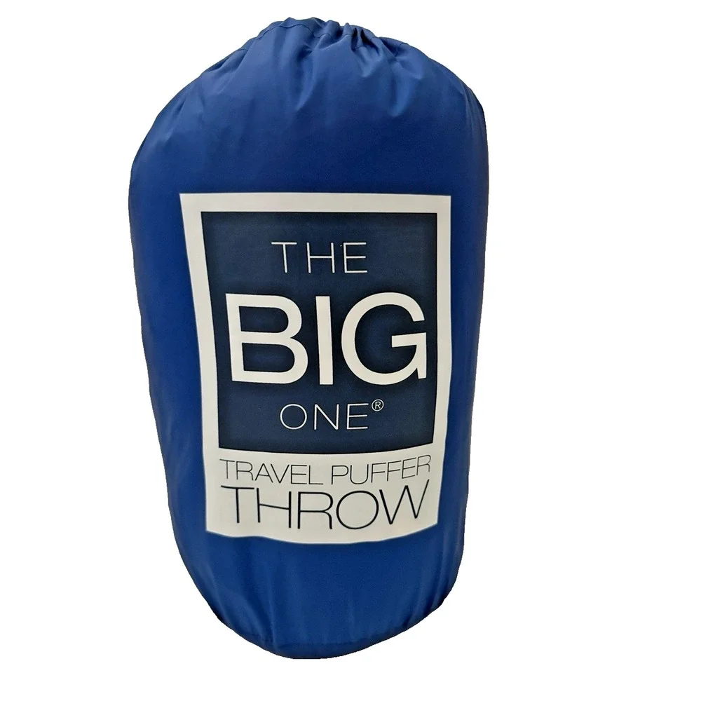 The BIG One Travel Puffer Throw in Travel Bag 60